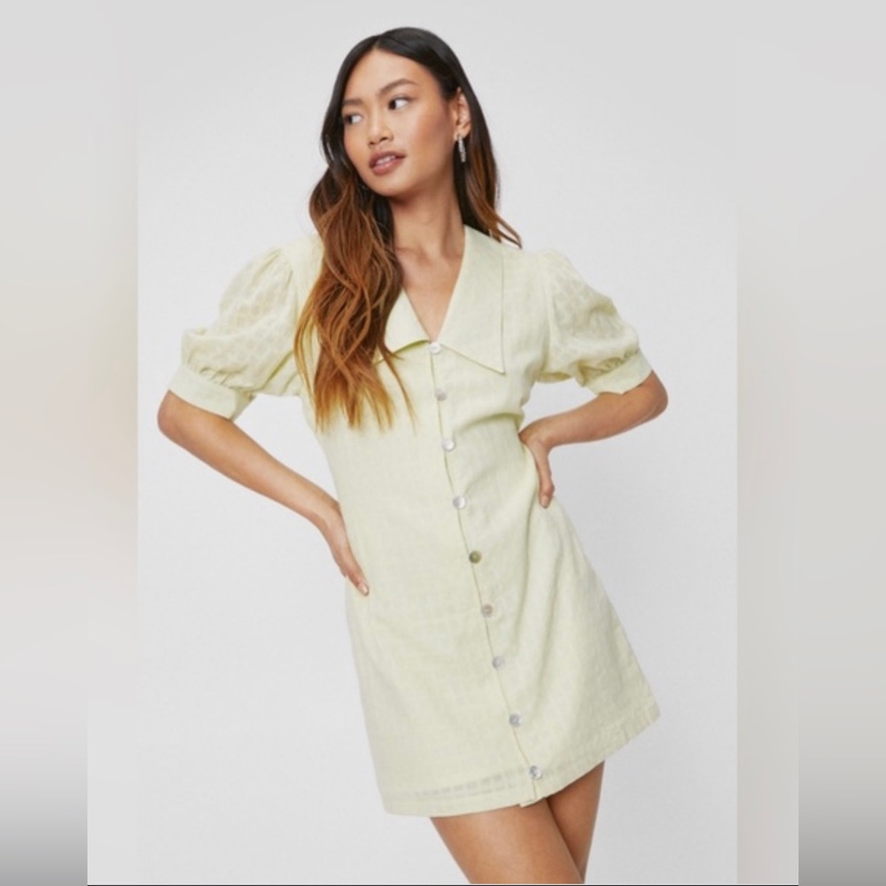 Light Green Nasty Gal Dress never worn!